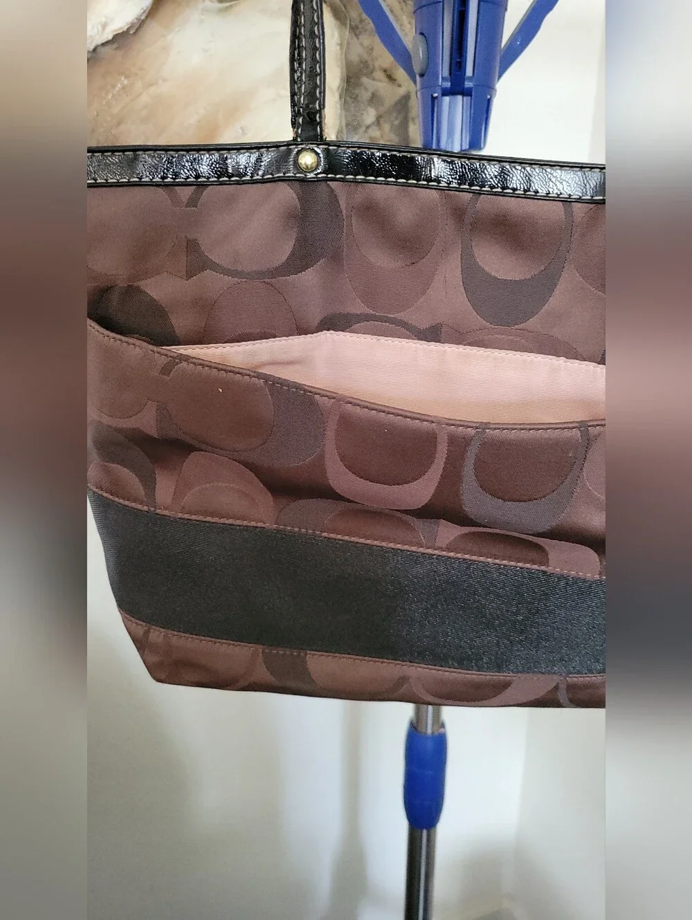 Coach Shoulder Brown Tote Bag